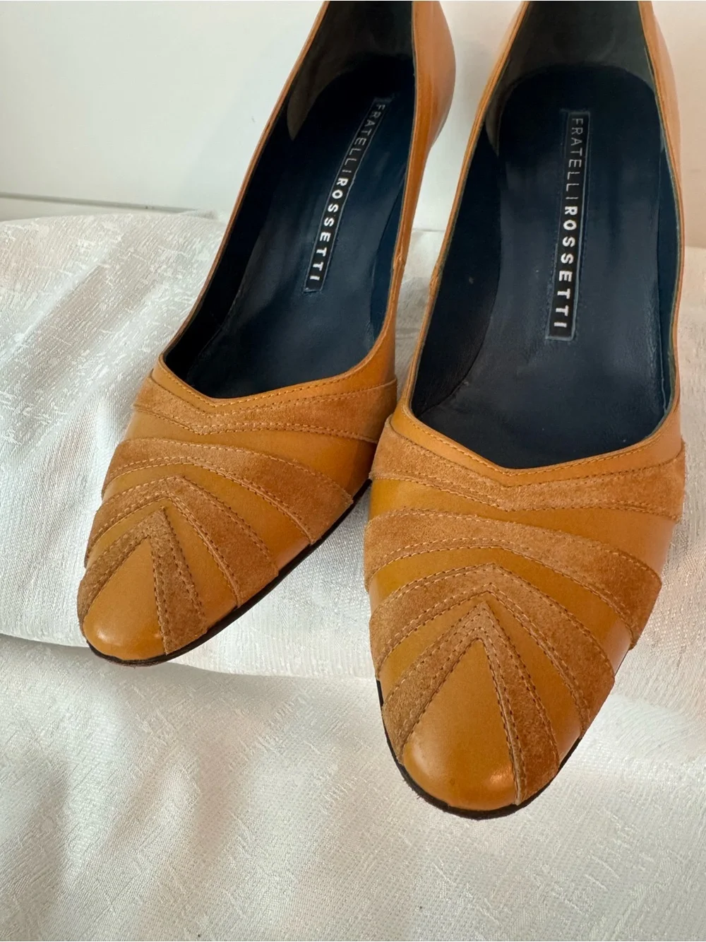 Fratelli Rossetti - Vintage Leather heals camel color